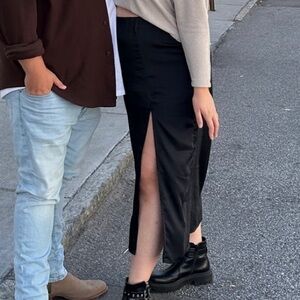 Target A New Day Satin Midi Skirt